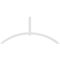 Ekena Millwork Archdale Architectural Grade PVC Gable Bracket, 108"W x 49 1/2"H x 4"D x 4"F, 11/12 Pitch GBP108X50X0404ARC00 - alternate 4